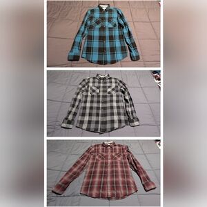 🔥🔥 Bundle Alert 3 URBAN PIPELINE Men's Sz Sm button down Plaid Flannel Shirts